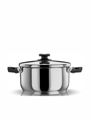Pyramis Classic Βαθιά Ανοξείδωτη Κατσαρόλα 7.2lt / 26cm 015026201