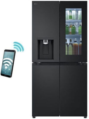 LG GMG860EPBE  Ψυγείο Ντουλάπα 508lt Total NoFrost Υ178.7xΠ83.5xΒ73εκ. Γκρι
