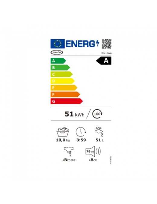 Juro-Pro UltraCycle WM10WAN Πλυντήριο Ρούχων 10kg 1400 Στροφών - Image 4