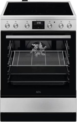 AEG CCB6446CBM Κουζίνα 73lt με Κεραμικές Εστίες Π59.6εκ. Inox